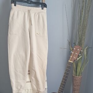 Puma Cream Jogger Pants